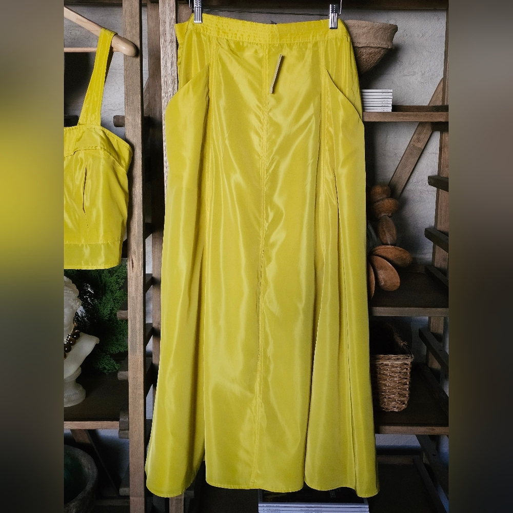 Anthropologie Sunday in Brooklyn Front-Slit A-Line Skirt NWT Size XL